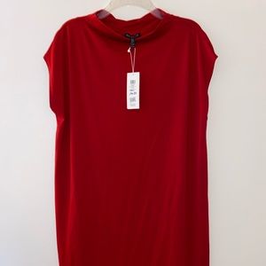 Eileen Fisher jersey knit cap sleeve tunic